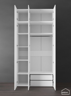 Шкаф с антресолью Linnea MHR-3POA-2 2450х1200х510 (Белый-М 11.1.2) в Шадринске - shadrinsk.ok-mebel.com | фото 6