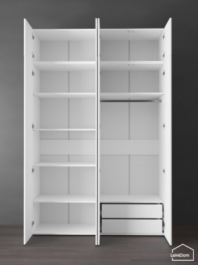 Шкаф с антресолью Linnea MHR-4POA-2 2450х1600х510 (Белый-М 11.1.2) в Шадринске - shadrinsk.ok-mebel.com | фото 5