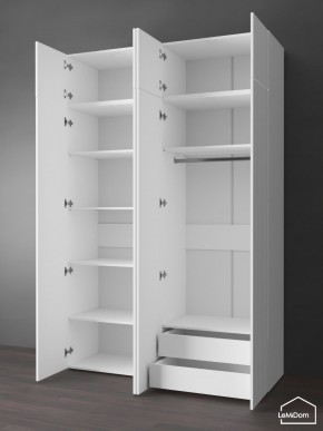 Шкаф с антресолью Linnea MHR-4POA-2 2450х1600х510 (Белый-М 11.1.2) в Шадринске - shadrinsk.ok-mebel.com | фото 6