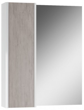 Шкаф-зеркало Uno 60 Дуб серый левый/правый Домино (DU1503HZ) в Шадринске - shadrinsk.ok-mebel.com | фото 2