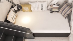 Стандарт Кровать 0900, цвет венге, ШхГхВ 93,5х203,5х70 см., сп.м. 900х2000 мм., без матраса, основание есть в Шадринске - shadrinsk.ok-mebel.com | фото 6