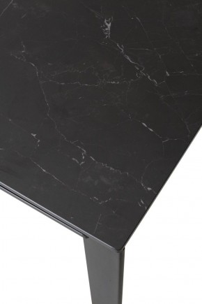 Стол CORNER 120 MATT BLACK MARBLE SOLID CERAMIC / BLACK, ®DISAUR в Шадринске - shadrinsk.ok-mebel.com | фото 9