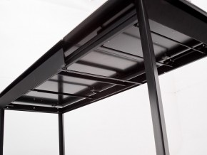 Стол CREMONA 140 HIGH GLOSS STATUARIO Белый мрамор глянцевый, керамика/ черный каркас, ®DISAUR в Шадринске - shadrinsk.ok-mebel.com | фото 6