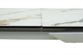 Стол CREMONA 160 KL-188 Контрастный мрамор / белый каркас, ®DISAUR в Шадринске - shadrinsk.ok-mebel.com | фото 5