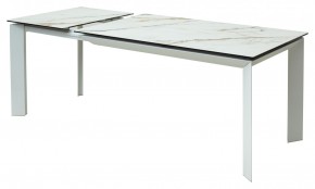 Стол CREMONA 160 KL-188 Контрастный мрамор / белый каркас, ®DISAUR в Шадринске - shadrinsk.ok-mebel.com | фото 6