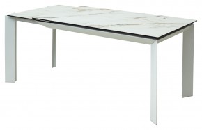 Стол CREMONA 160 KL-188 Контрастный мрамор / белый каркас, ®DISAUR в Шадринске - shadrinsk.ok-mebel.com | фото 7