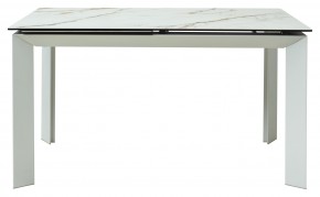 Стол CREMONA 160 KL-188 Контрастный мрамор / белый каркас, ®DISAUR в Шадринске - shadrinsk.ok-mebel.com | фото 8