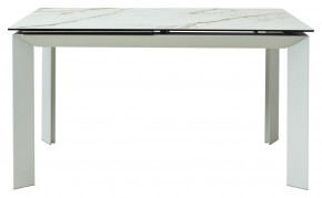 Стол CREMONA 160 KL-188 Контрастный мрамор / белый каркас, ®DISAUR в Шадринске - shadrinsk.ok-mebel.com | фото 5