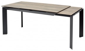 Стол CREMONA 180 KL-61 Под дерево, итальянская керамика / черный каркас, ®DISAUR в Шадринске - shadrinsk.ok-mebel.com | фото 7