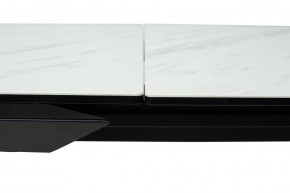 Стол CREMONA 180 KL-99 Белый мрамор матовый, итальянская керамика / черный каркас, ®DISAUR в Шадринске - shadrinsk.ok-mebel.com | фото 12