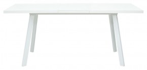 Стол ФИН 120 Белый, стекло/ Белый каркас М-City в Шадринске - shadrinsk.ok-mebel.com | фото 2