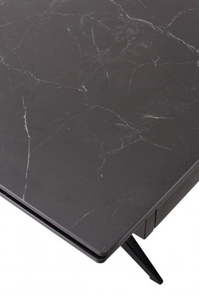 Стол FORIO 160 MATT BLACK MARBLE SOLID CERAMIC / BLACK, ®DISAUR в Шадринске - shadrinsk.ok-mebel.com | фото 9