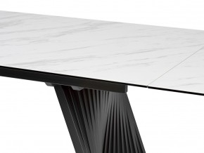 Стол IVAR 200 MARBLES KL-99 Белый мрамор, итальянская керамика, ®DISAUR в Шадринске - shadrinsk.ok-mebel.com | фото 3