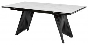 Стол IVAR 200 MARBLES KL-99 Белый мрамор, итальянская керамика, ®DISAUR в Шадринске - shadrinsk.ok-mebel.com | фото 6