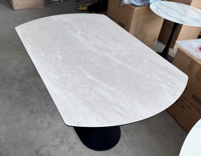 Стол KAI 140 TL-109 поворотная система раскладки, испанская керамика / Темно-серый / Черный, ®DISAUR в Шадринске - shadrinsk.ok-mebel.com | фото 7