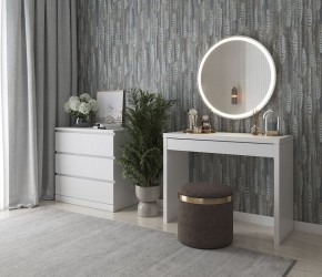 Стол косметический Энкель 100 белый в Шадринске - shadrinsk.ok-mebel.com | фото 4