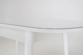 Стол раскладной со стеклом (опоры массив цилиндрический) "Хоста" в Шадринске - shadrinsk.ok-mebel.com | фото 6