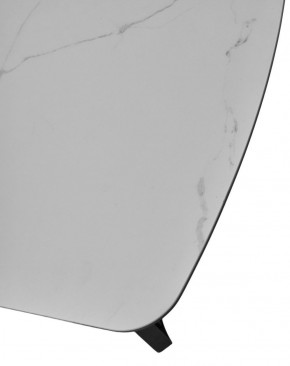 Стол RASMUS 160 TL-45 Белый мрамор, испанская керамика / черный каркас, ®DISAUR в Шадринске - shadrinsk.ok-mebel.com | фото 6