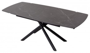 Стол RIVOLI 140 MATT BLACK MARBLE SOLID CERAMIC / BLACK, ®DISAUR в Шадринске - shadrinsk.ok-mebel.com | фото 3