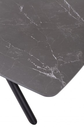 Стол RIVOLI 140 MATT BLACK MARBLE SOLID CERAMIC / BLACK, ®DISAUR в Шадринске - shadrinsk.ok-mebel.com | фото 10