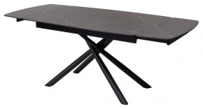 Стол RIVOLI 140 MATT BLACK MARBLE SOLID CERAMIC / BLACK, ®DISAUR в Шадринске - shadrinsk.ok-mebel.com | фото 7