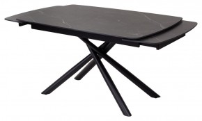Стол RIVOLI 140 MATT BLACK MARBLE SOLID CERAMIC / BLACK, ®DISAUR в Шадринске - shadrinsk.ok-mebel.com | фото 8