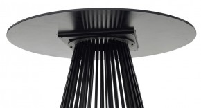 Стол TERNI 120 MATT BLACK MARBLE SOLID CERAMIC Черный мрамор матовый, керамика /Черн.каркас, ®DISAUR в Шадринске - shadrinsk.ok-mebel.com | фото 6