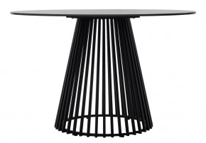 Стол TERNI 120 MATT BLACK MARBLE SOLID CERAMIC Черный мрамор матовый, керамика /Черн.каркас, ®DISAUR в Шадринске - shadrinsk.ok-mebel.com | фото 7