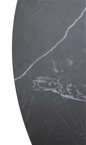 Стол TERNI 120 MATT BLACK MARBLE SOLID CERAMIC Черный мрамор матовый, керамика /Черн.каркас, ®DISAUR в Шадринске - shadrinsk.ok-mebel.com | фото 9