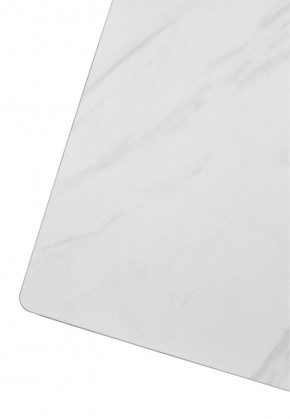 Стол VASTO 180 MARBLES KL-99 Белый мрамор матовый, итальянская керамика/ черный каркас, ®DISAUR в Шадринске - shadrinsk.ok-mebel.com | фото 7