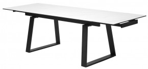 Стол VASTO 180 MARBLES KL-99 Белый мрамор матовый, итальянская керамика/ черный каркас, ®DISAUR в Шадринске - shadrinsk.ok-mebel.com | фото 9