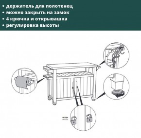 Столик для барбекю 207 Л (Unity XL 207L) в Шадринске - shadrinsk.ok-mebel.com | фото 8