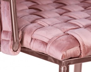 Стул барный DOBRIN EMMA ROSE GOLD, розовый велюр (VF-10) в Шадринске - shadrinsk.ok-mebel.com | фото 7