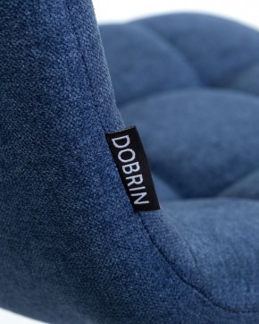 Стул барный DOBRIN NICOLE, черные матовые ножки, синяя ткань (UF860-14B) в Шадринске - shadrinsk.ok-mebel.com | фото 9