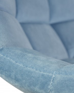 Стул барный DOBRIN TAILOR WHITE, пудрово-голубой велюр (MJ9-74) в Шадринске - shadrinsk.ok-mebel.com | фото 8