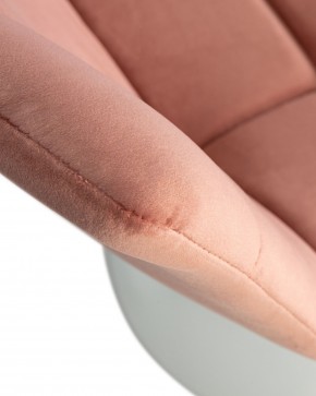 Стул барный DOBRIN TAILOR WHITE, пудрово-розовый велюр (MJ9-32) в Шадринске - shadrinsk.ok-mebel.com | фото 7