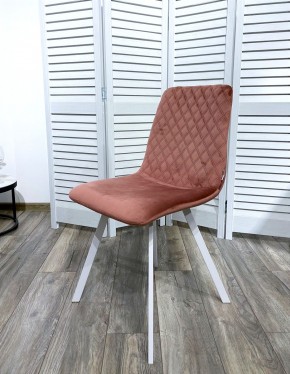 Стул DAIQUIRI BLUVEL-52 PINK / белый каркас, велюр М-City в Шадринске - shadrinsk.ok-mebel.com | фото 7