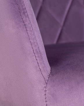 Стул обеденный DOBRIN ROBERT, черные матовые ножки, велюр V108-45 Темно-фиолетовый в Шадринске - shadrinsk.ok-mebel.com | фото 7