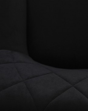 Стул обеденный DOBRIN ROBY, ЭМАЛЬ ЧЕРНЫЙ МУАР велюр Catania Black в Шадринске - shadrinsk.ok-mebel.com | фото 3