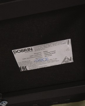 Стул обеденный DOBRIN ROBY, ЭМАЛЬ ЧЕРНЫЙ МУАР велюр Catania Forest в Шадринске - shadrinsk.ok-mebel.com | фото 12