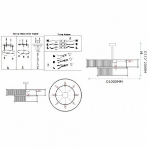 Светильник на штанге Imperiumloft RH Marais Round Chandelier 40,2668 в Шадринске - shadrinsk.ok-mebel.com | фото 11