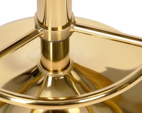 Табурет барный DOBRIN BRUNO GOLD, пудрово-розовый велюр (MJ9-32) в Шадринске - shadrinsk.ok-mebel.com | фото 3