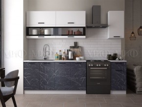 ТЕХНО Кухонный гарнитур 2,0 м Компоновка №2 в Шадринске - shadrinsk.ok-mebel.com | фото 1