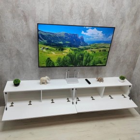 Тумба подвесная под ТВ LINES MTV4-MA 1150 Белый матовый (Белый-M 10.1.2) в Шадринске - shadrinsk.ok-mebel.com | фото 11