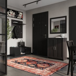 Вешалка СИРИУС настенная с полкой, цвет Дуб Венге в Шадринске - shadrinsk.ok-mebel.com | фото 4
