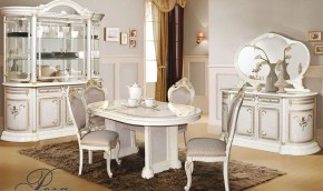 Витрина 2-х дверная (01.322) Роза (беж) в Шадринске - shadrinsk.ok-mebel.com | фото 2