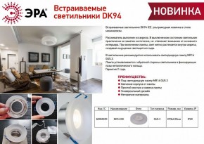 Встраиваемый светильник Эра DK94 ICE Б0055590 в Шадринске - shadrinsk.ok-mebel.com | фото 2