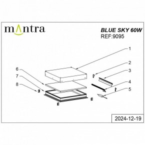 Встраиваемый светильник Mantra Blue Sky 9095 в Шадринске - shadrinsk.ok-mebel.com | фото 5