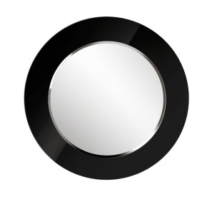 Зеркало круглое черный (РМ/02) в Шадринске - shadrinsk.ok-mebel.com | фото 1